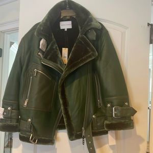Rebecca Minkoff oversized moto jacket size M nwt